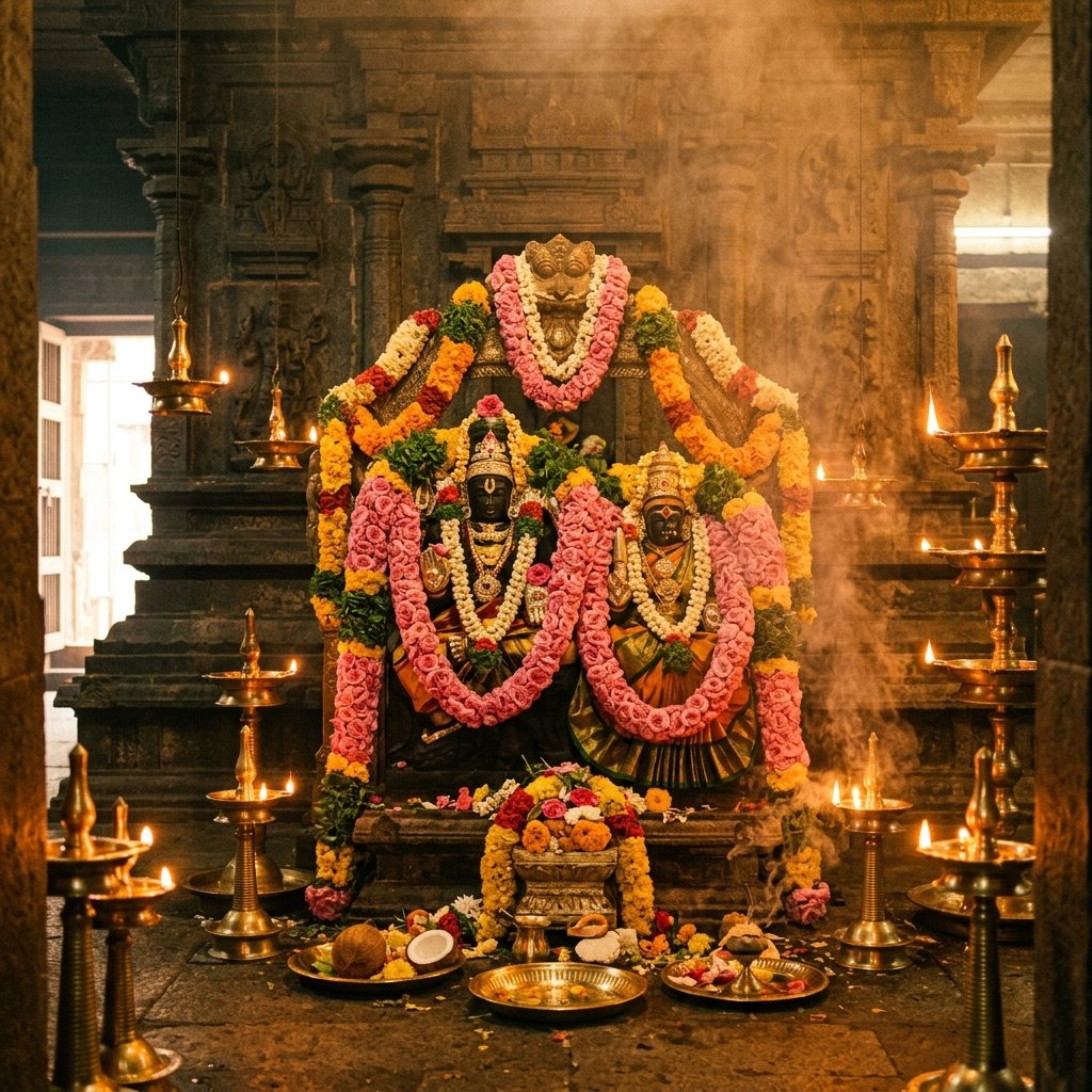 Thirumanancheri Temple Deity