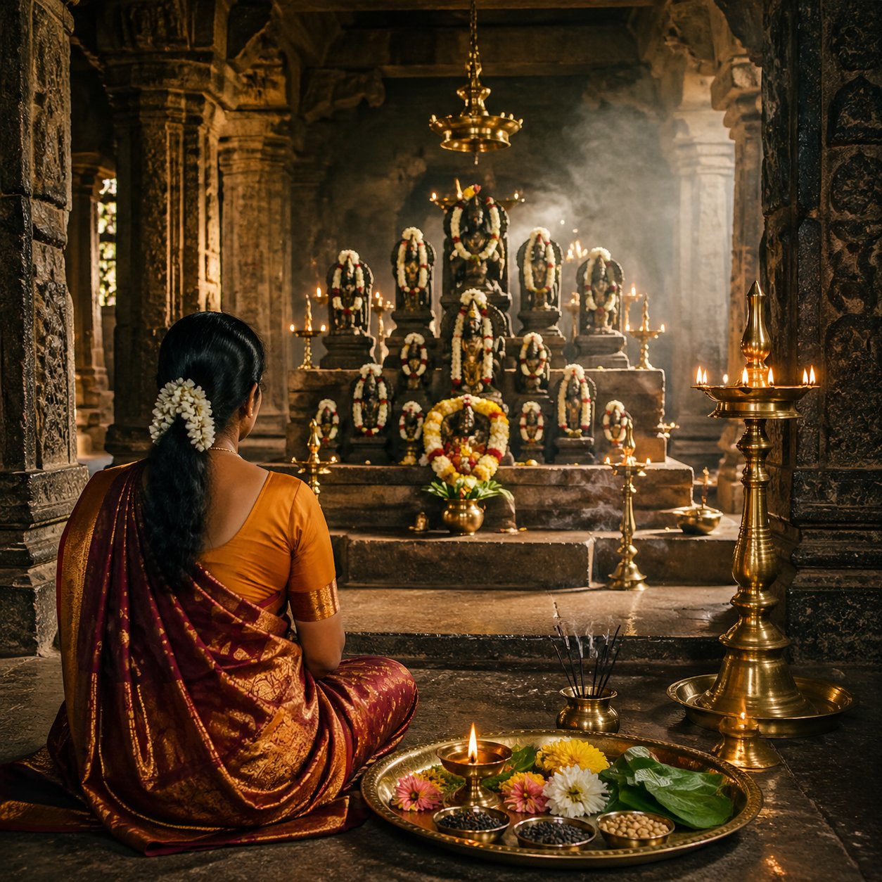 Thirunallar Shani Temple Interior